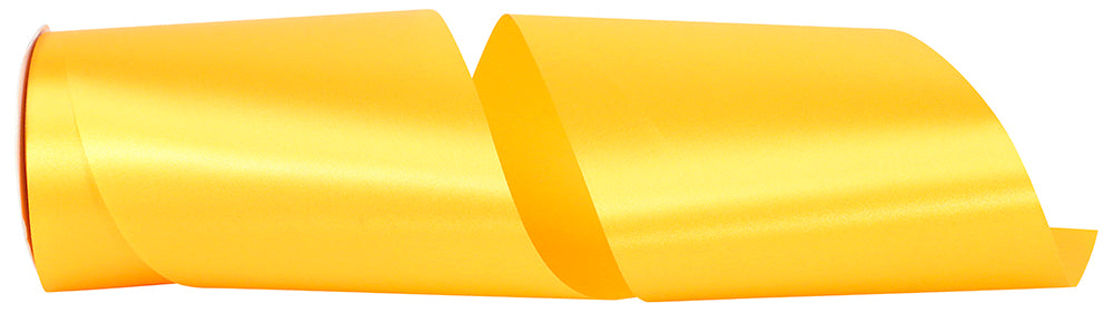 Gold 6 Inch Single Face Satin Allure Sfs Cooler Ribbon for Wreaths & Bows