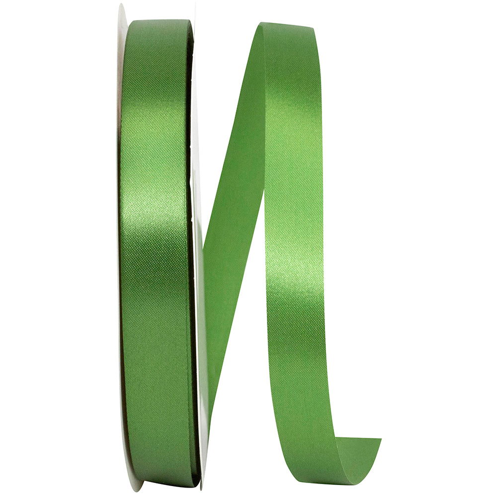 Moss 5 8 Inch Single Face Satin Allure Sfs Cooler Ribbon for Wreaths & Bows