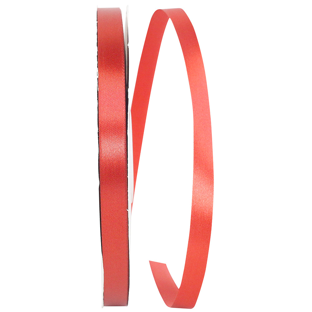 Rust 3 8 Inch Single Face Satin Allure Sfs Cooler Ribbon for Wreaths & Bows