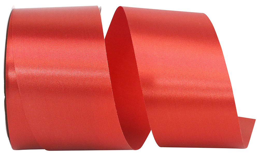 Rust 2-1 2 Inch Single Face Satin Allure Sfs Cooler Ribbon for Wreaths & Bows