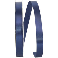 Navy 5 8 Inch Single Face Satin Allure Sfs Cooler Ribbon for Wreaths & Bows