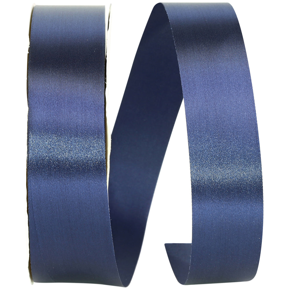 Navy 1-3 8 Inch Single Face Satin Allure Sfs Cooler Ribbon for Wreaths & Bows
