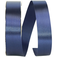 Navy 1-3 8 Inch Single Face Satin Allure Sfs Cooler Ribbon for Wreaths & Bows