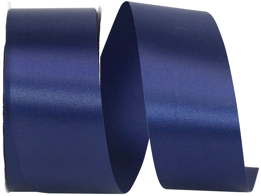 Navy 1-7 8 Inch Single Face Satin Allure Sfs Cooler Ribbon for Wreaths & Bows