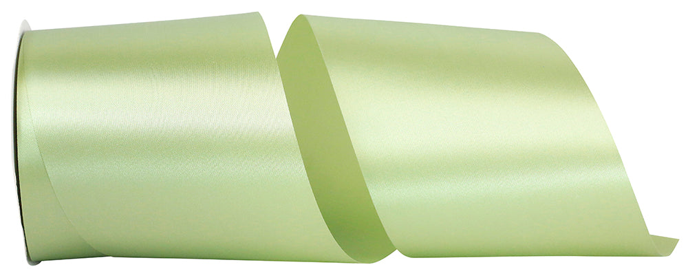 Mint 4 Inch Single Face Satin Allure Sfs Cooler Ribbon for Wreaths & Bows