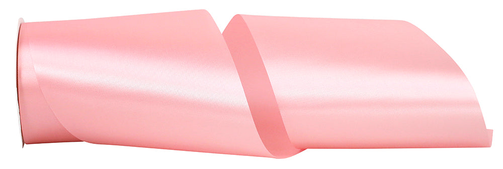 Pink 6 Inch Single Face Satin Allure Sfs Cooler Ribbon for Wreaths & Bows