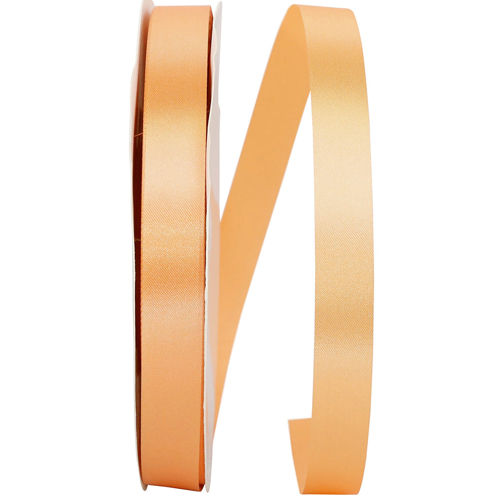 Peach 5 8 Inch Single Face Satin Allure Sfs Cooler Ribbon for Wreaths & Bows