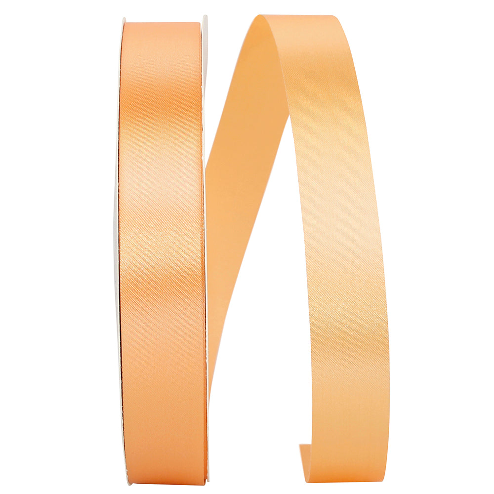 Peach 7 8 Inch Single Face Satin Allure Sfs Cooler Ribbon for Wreaths & Bows