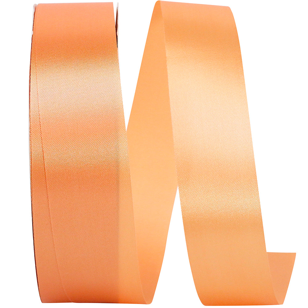 Peach 1-3 8 Inch Single Face Satin Allure Sfs Cooler Ribbon for Wreaths & Bows
