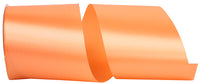Peach 4 Inch Single Face Satin Allure Sfs Cooler Ribbon for Wreaths & Bows