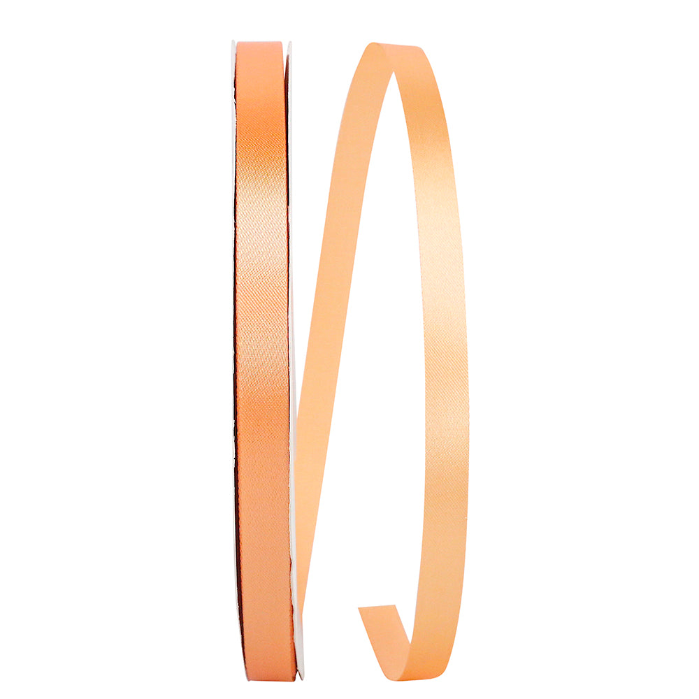 Peach 3 8 Inch Single Face Satin Allure Sfs Cooler Ribbon for Wreaths & Bows