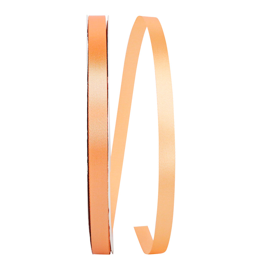 Peach 3 8 Inch Single Face Satin Allure Sfs Cooler Ribbon for Wreaths & Bows