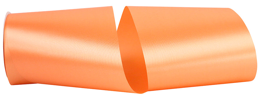 Peach 6 Inch Single Face Satin Allure Sfs Cooler Ribbon for Wreaths & Bows