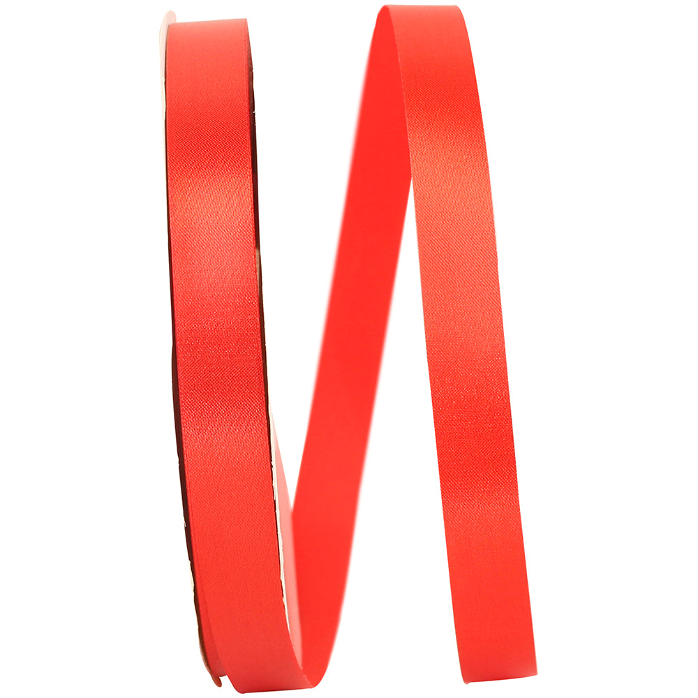 Red 5 8 Inch Single Face Satin Allure Sfs Cooler Ribbon for Wreaths & Bows