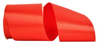 Red 4 Inch Single Face Satin Allure Sfs Cooler Ribbon for Wreaths & Bows