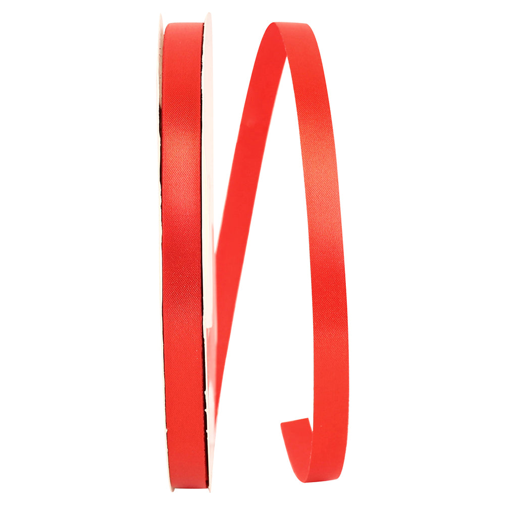 Red 3 8 Inch Single Face Satin Allure Sfs Cooler Ribbon for Wreaths & Bows