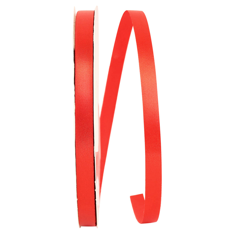 Red 3 8 Inch Single Face Satin Allure Sfs Cooler Ribbon for Wreaths & Bows