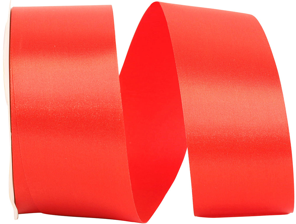 Red 1-7 8 Inch Single Face Satin Allure Sfs Cooler Ribbon for Wreaths & Bows