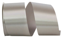 Silver 2-1 2 Inch Single Face Satin Allure Sfs Cooler Ribbon for Wreaths & Bows