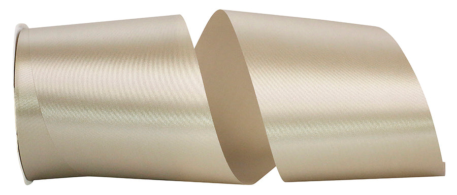 Platinum 4 Inch Single Face Satin Allure Sfs Cooler Ribbon for Wreaths & Bows