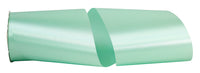 Aqua Satin Cooler Ribbon 6 Inch for Wreaths and Bows