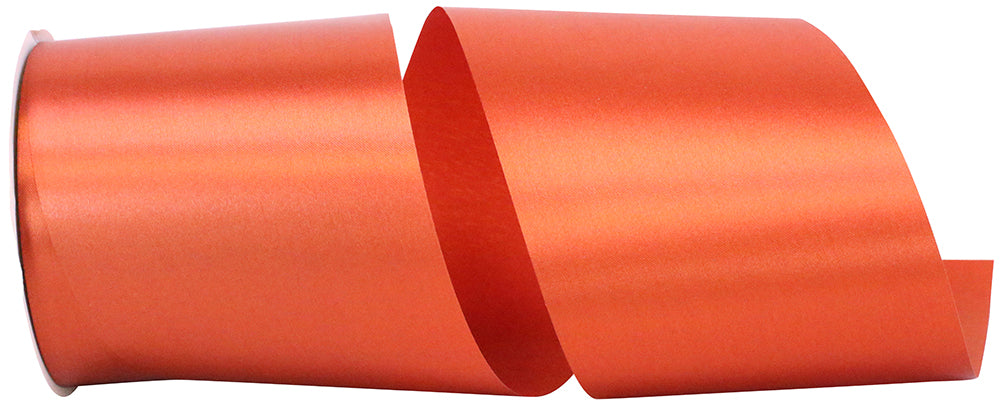 Copper 4 Inch Single Face Satin Allure Sfs Cooler Ribbon for Wreaths & Bows