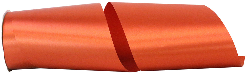 Copper 6 Inch Single Face Satin Allure Sfs Cooler Ribbon for Wreaths & Bows