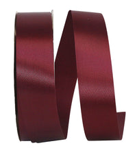 Burgundy Satin Ribbon 1-3/8 Inch for Wreaths and Bows