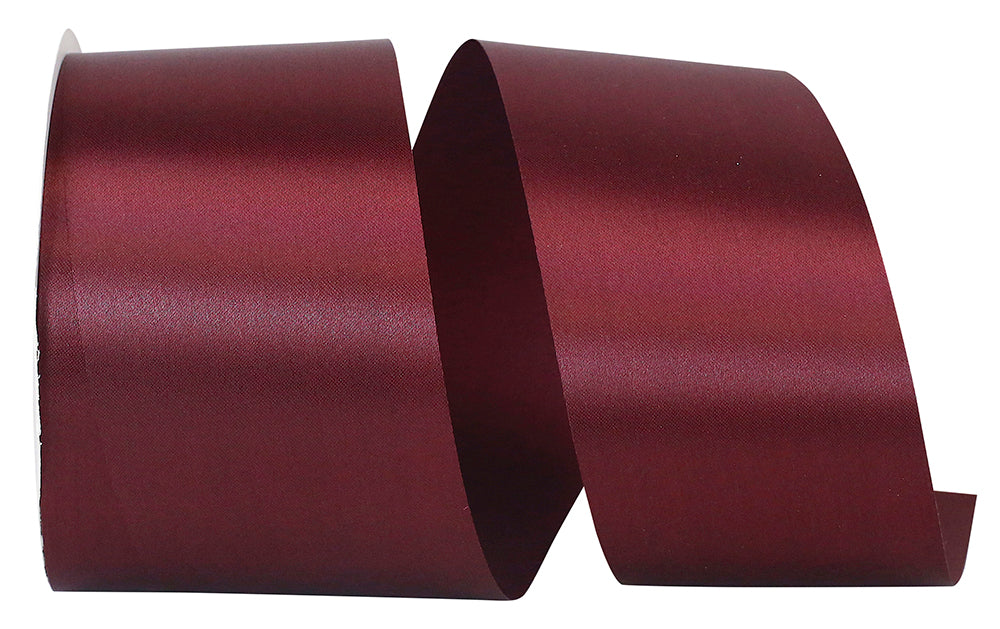 Burgundy 2-1/2 Inch Satin Allure Ribbon for Wreaths