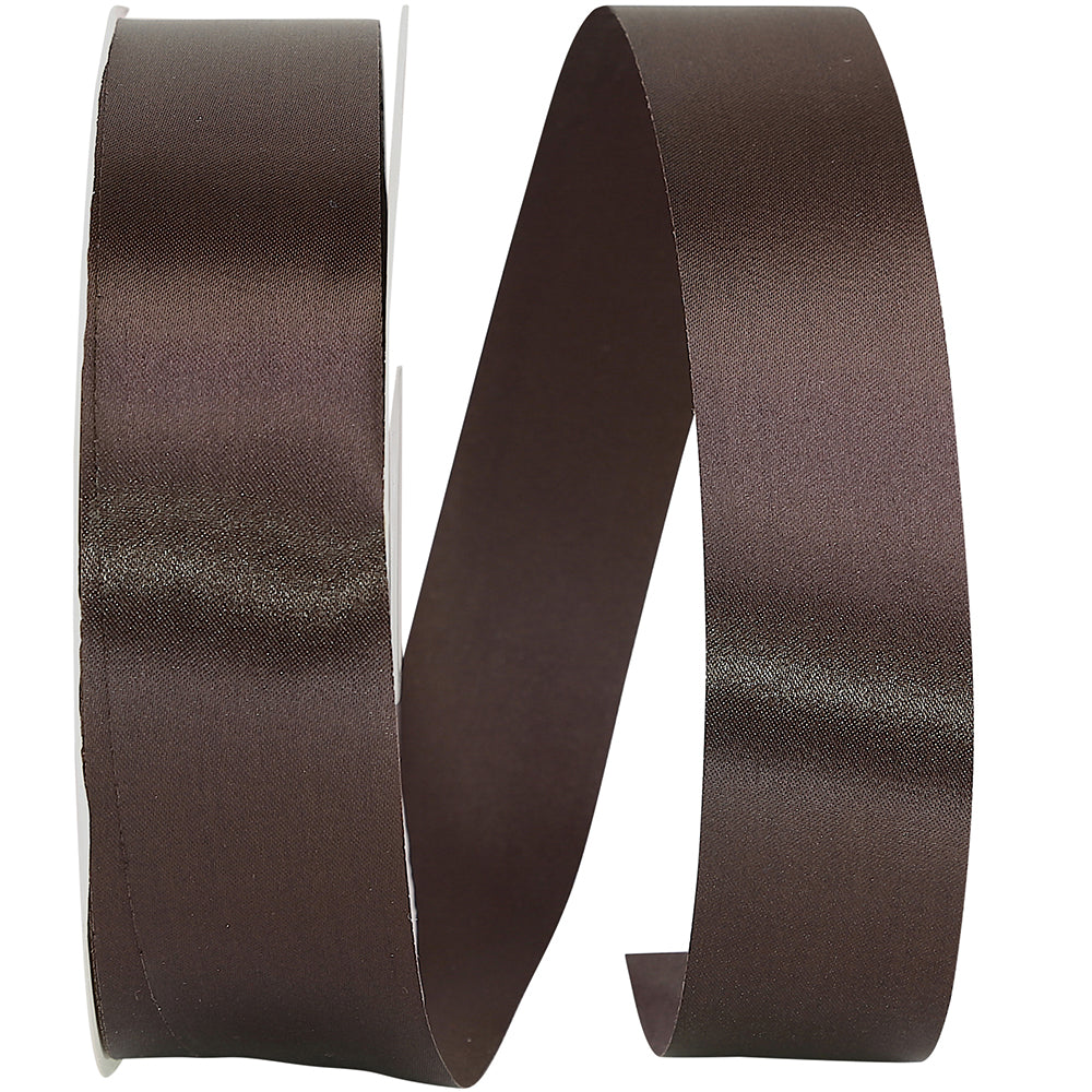 Brown 1-3 8 Inch Single Face Satin Allure Sfs Cooler Ribbon for Wreaths & Bows