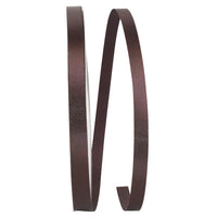 Brown 3 8 Inch Single Face Satin Allure Sfs Cooler Ribbon for Wreaths & Bows