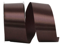 Brown 1-7 8 Inch Single Face Satin Allure Sfs Cooler Ribbon for Wreaths & Bows
