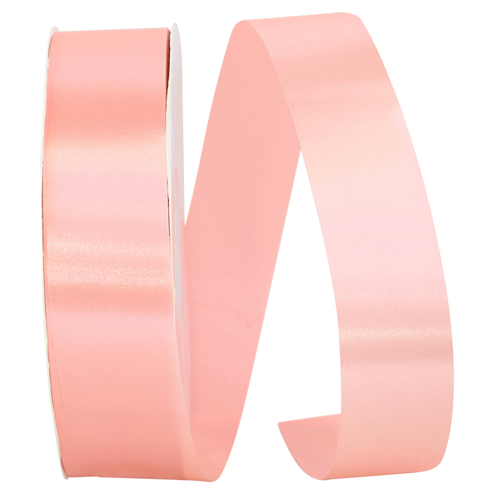 Coral 1-3 8 Inch Single Face Satin Allure Sfs Cooler Ribbon for Wreaths & Bows
