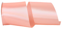 Coral 4 Inch Single Face Satin Allure Sfs Cooler Ribbon for Wreaths & Bows