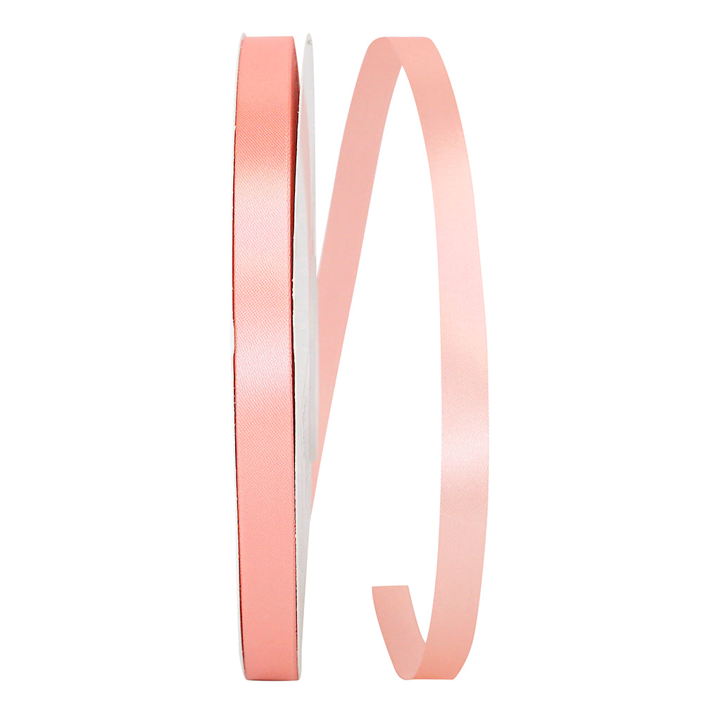 Coral 3 8 Inch Single Face Satin Allure Sfs Cooler Ribbon for Wreaths & Bows