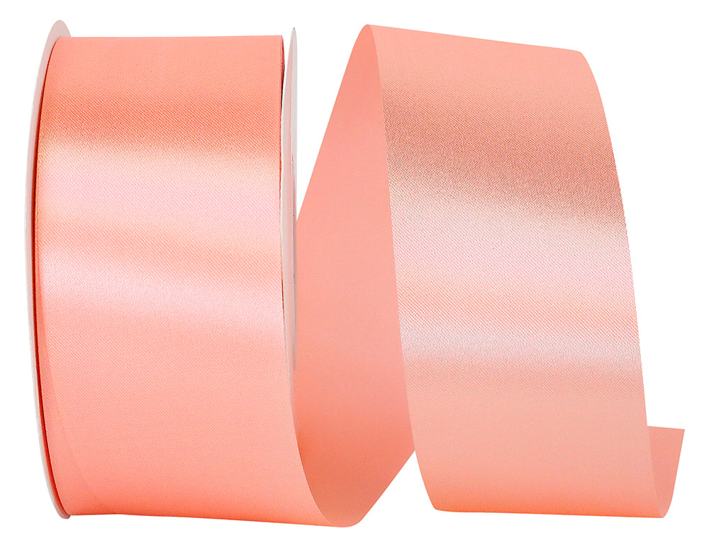 Coral 1-7 8 Inch Single Face Satin Allure Sfs Cooler Ribbon for Wreaths & Bows