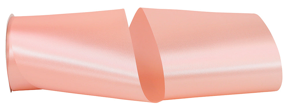 Coral 6 Inch Single Face Satin Allure Sfs Cooler Ribbon for Wreaths & Bows
