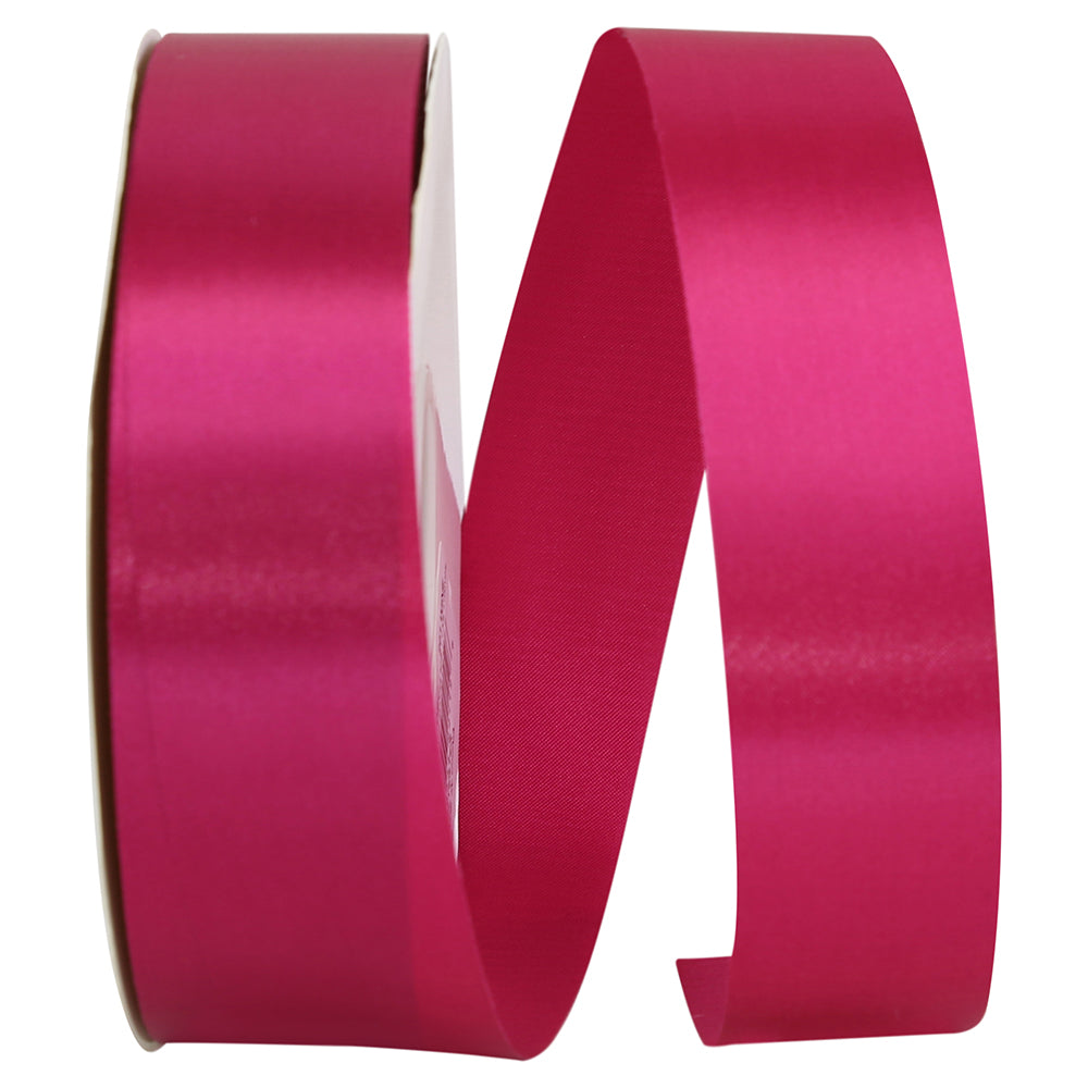 Wine Satin Allure 1-3/8 Inch Ribbon for Wreaths and Bows