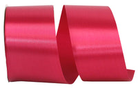 Wine Satin Cooler Ribbon 2-1/2 Inch for Wreaths and Bows