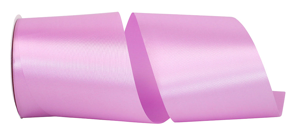 Purple 4 Inch Single Face Satin Allure Sfs Cooler Ribbon for Wreaths & Bows