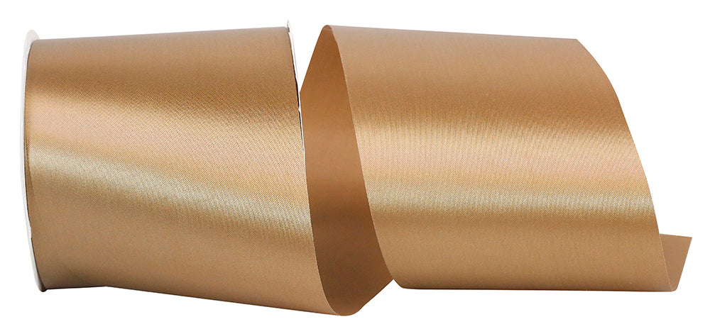 Antique 4 Inch Single Face Satin Allure Sfs Cooler Ribbon for Wreaths & Bows