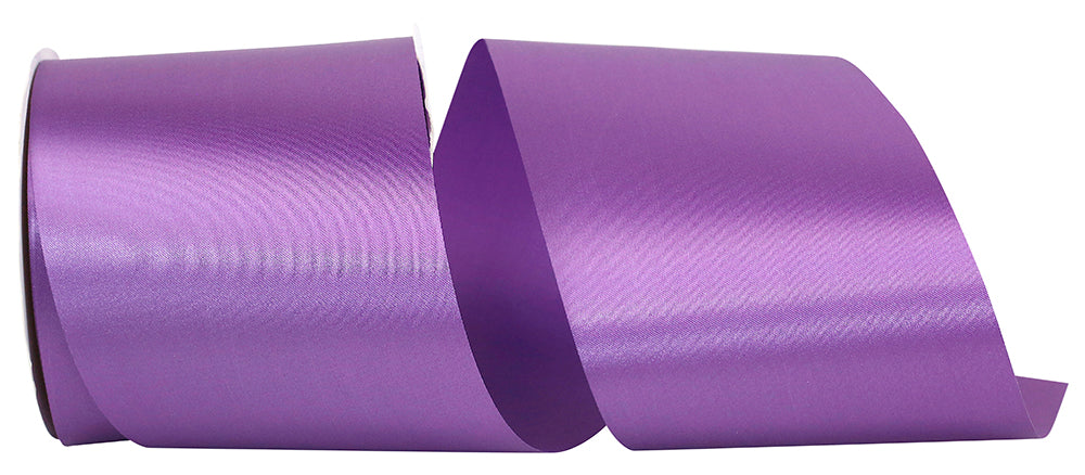 Amethyst 4 Inch Single Face Satin Allure Sfs Cooler Ribbon for Wreaths & Bows