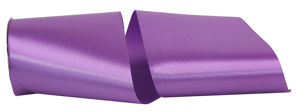 Amethyst 6 Inch Single Face Satin Allure Sfs Cooler Ribbon for Wreaths & Bows