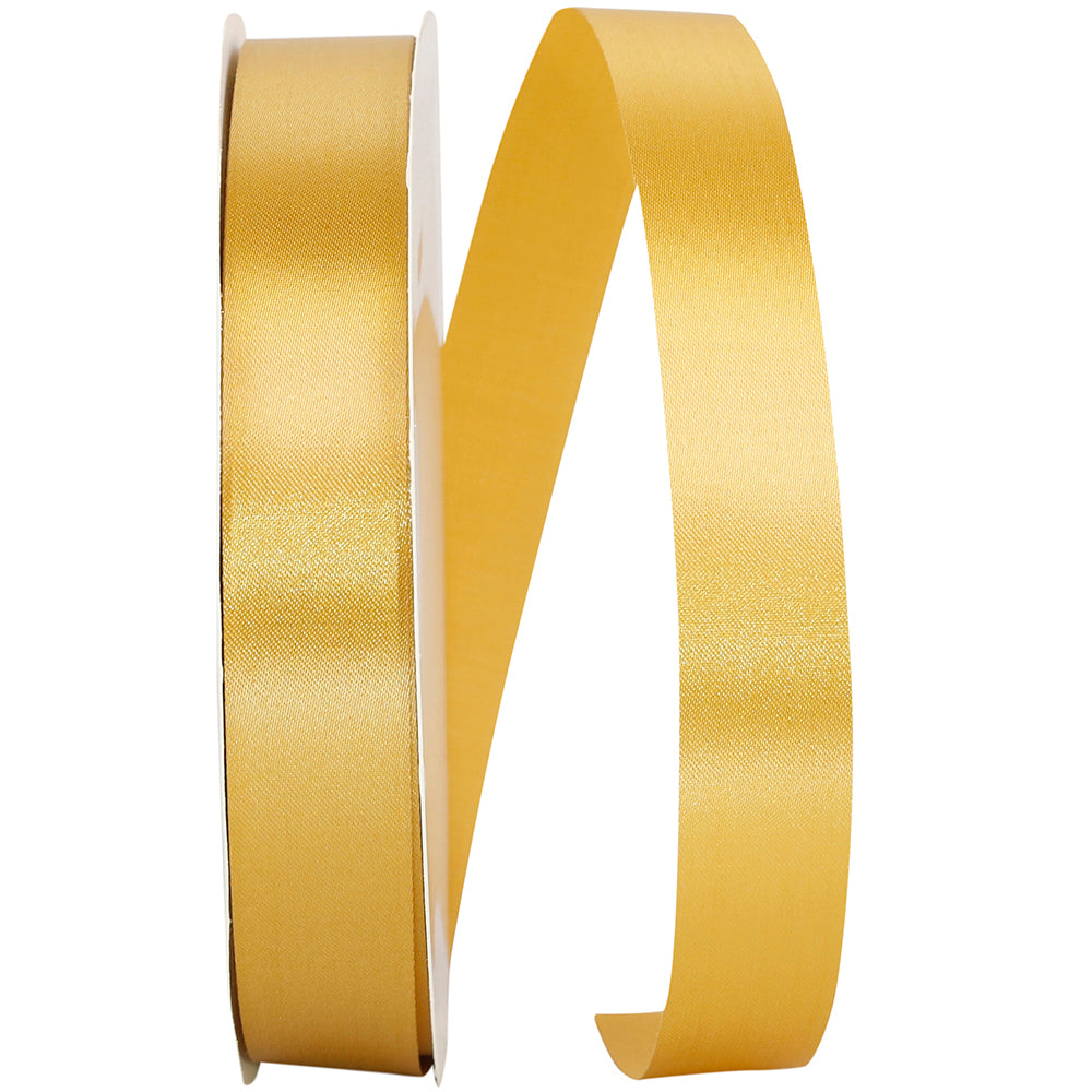 Golden 7 8 Inch Single Face Satin Allure Sfs Cooler Ribbon for Wreaths & Bows