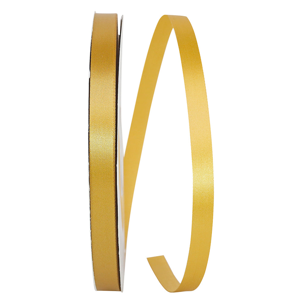 Golden 3 8 Inch Single Face Satin Allure Sfs Cooler Ribbon for Wreaths & Bows