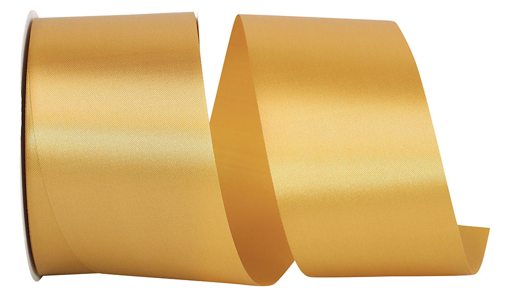 Golden 2-1 2 Inch Single Face Satin Allure Sfs Cooler Ribbon for Wreaths & Bows