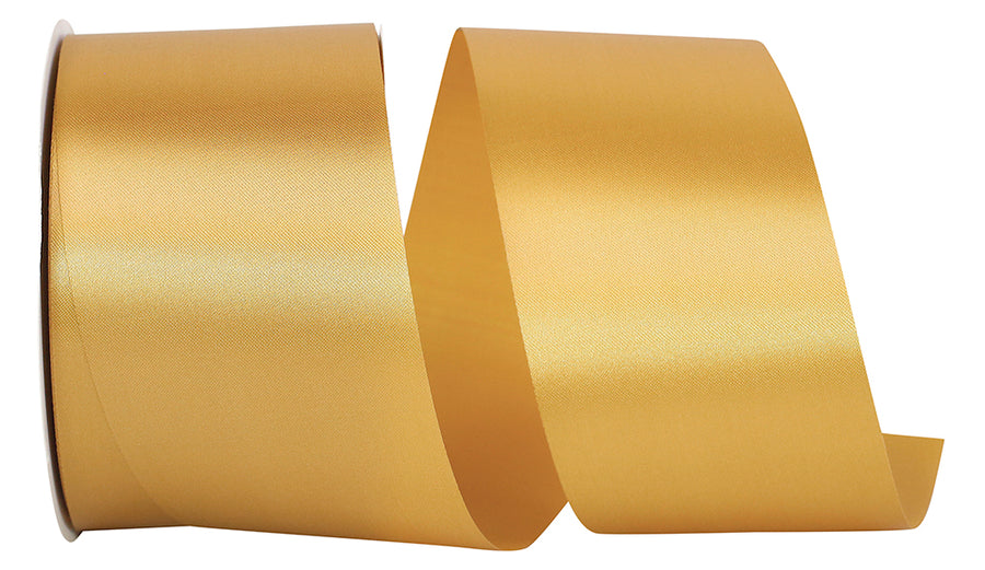 Golden 2-1 2 Inch Single Face Satin Allure Sfs Cooler Ribbon for Wreaths & Bows