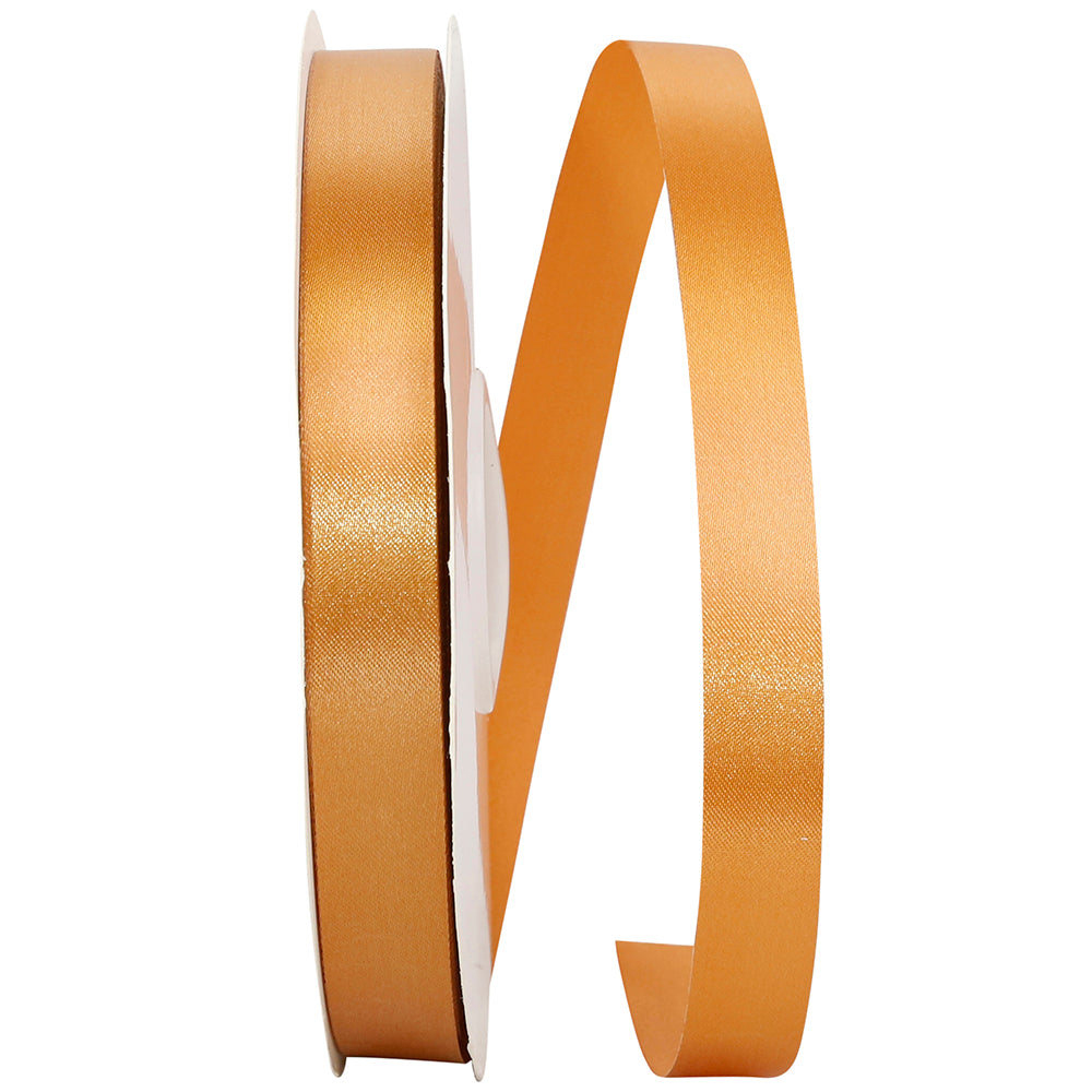 Burnt 5 8 Inch Single Face Satin Allure Sfs Cooler Ribbon for Wreaths & Bows