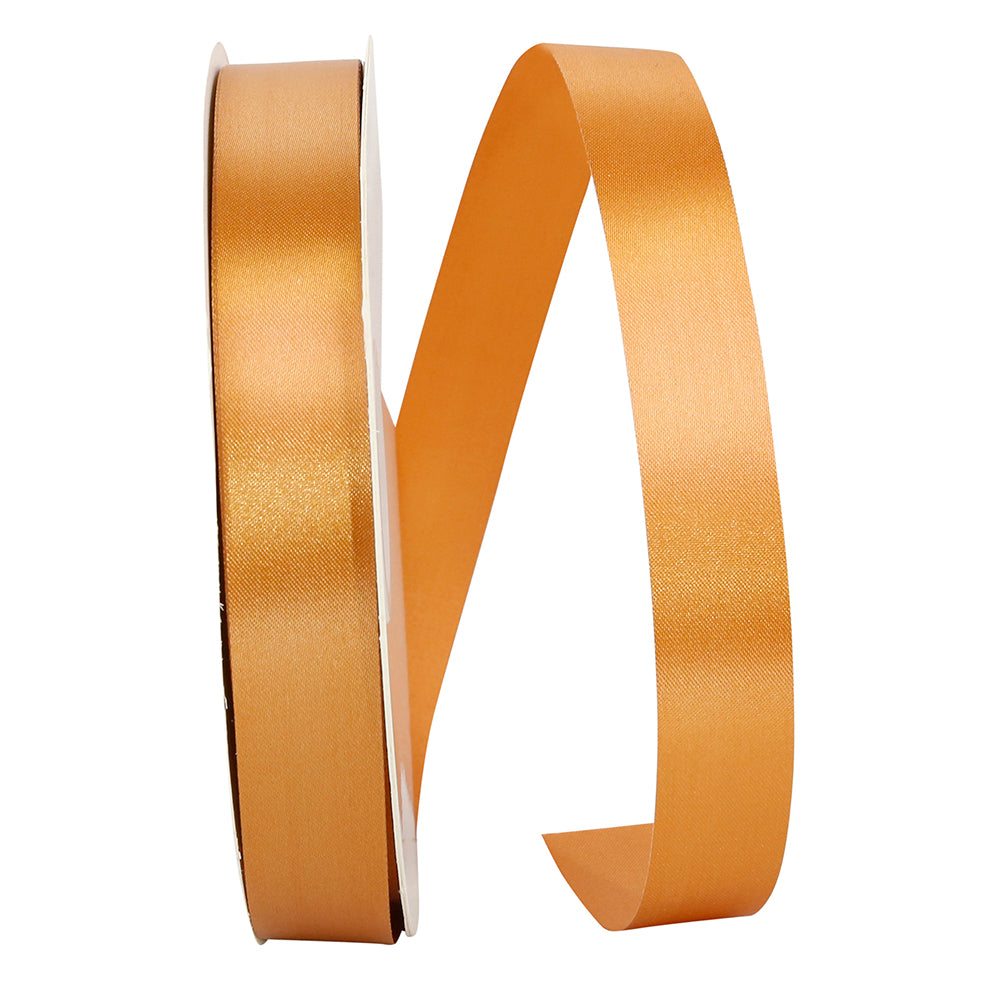 Burnt 7 8 Inch Single Face Satin Allure Sfs Cooler Ribbon for Wreaths & Bows