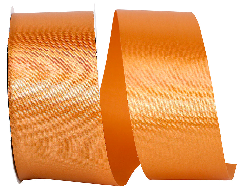 Burnt 1-7 8 Inch Single Face Satin Allure Sfs Cooler Ribbon for Wreaths & Bows